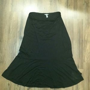 J. Jill black maxi skirt